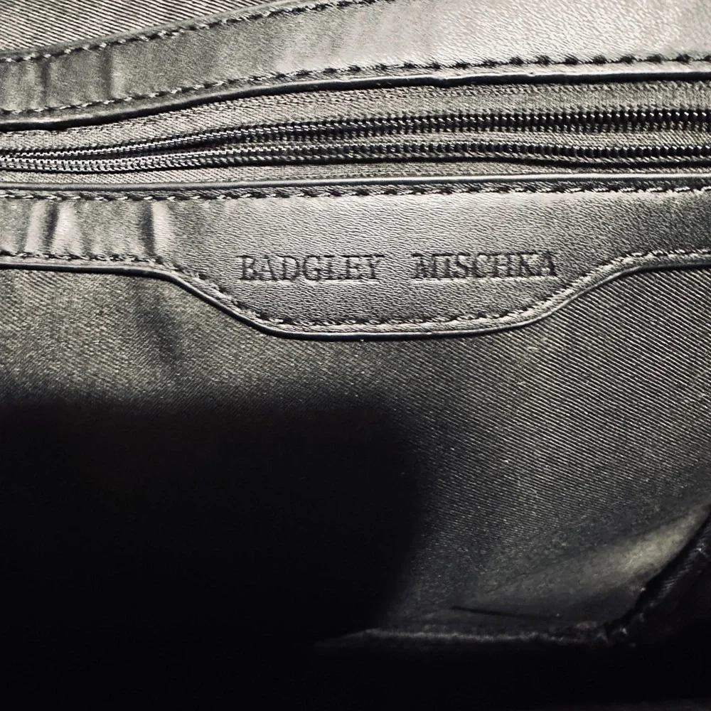 Badgley Mischka Diamond-Quilted Nylon Backpack